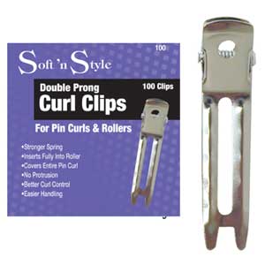 Product image for Soft'n Style Double Prong Clippies 100 Box