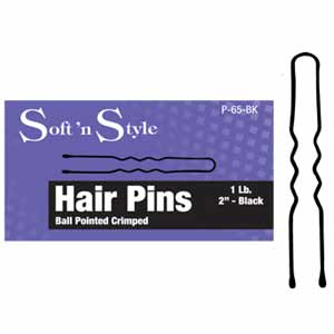 Product image for Soft'n Style Black Hair Pins 1 lb