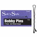 Product image for Soft'n Style Black Bobby Pins 1 lb