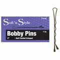 Product image for Soft'n Style Bronze Bobby Pins 1 lb