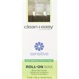 Product image for Clean & Easy Medium Sensitive Wax Refill 3 Pack