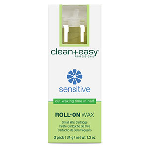 Product image for Clean & Easy Small Sensitive Wax Refill 3 Pack