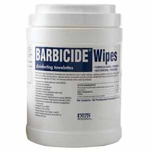 Product image for Barbicide Wipes 160 count
