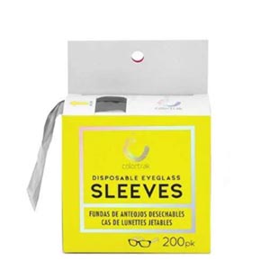 Product image for Colortrak Disposable Eyeglass Sleeves 200 Pk