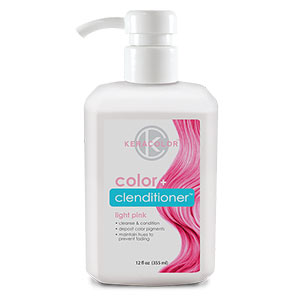 Product image for Keracolor Color + Clenditioner Light Pink 12 oz