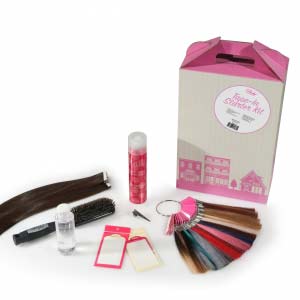 Product image for Babe Hair Extensions Tape-In Starter Kit