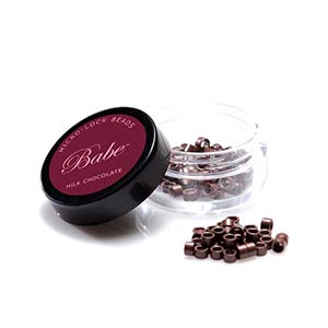 Product image for Babe Micro Lock Beads-Milk Chocolate 100 Pk