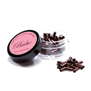 Product image for Babe Flare Beads-Milk Chocolate 100 Pk