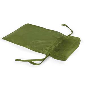 Product image for Hunter Green Organza Bag 10