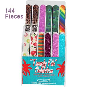 Product image for Tropical Shine File Display 144 Piece