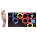 Product image for Framar Crystal Clear Disposable Gloves MEDIUM