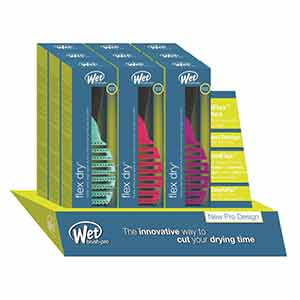 Product image for The Wet Brush Flex Dry 9 Piece Display