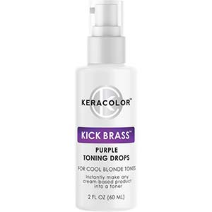 Product image for KeraColor Kick Brass Purple Toning Drops 2 oz