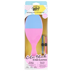 Product image for The Wet Brush Color Block Brush with Elastics