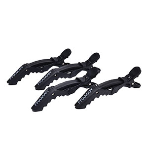 Product image for Framar Black Gator Grip Clips - Set of 4