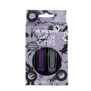 Product image for Framar Oh My Goth Gator Grip Clips 4 Count