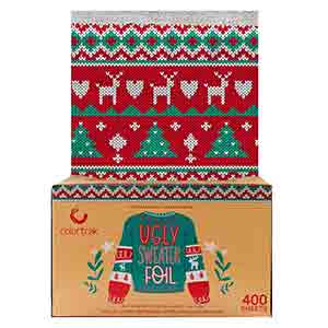 Product image for ColorTrak Ugly Sweater Pop-Up Foil 400 Ct.