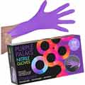 Product image for Framar Purple Palms Nitrile Gloves Large