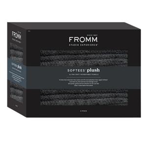 Product image for Fromm Softees Microfiber Towels 6 Pack Dark Grey