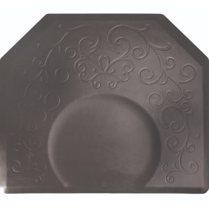 Product image for Smart Step Elite Bella 4'x4.5' Black Mat