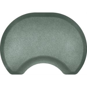 Product image for Smart Step Granite Round 2.5'x3.5' Sage Mat