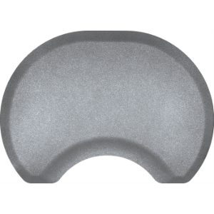 Product image for Smart Step Granite Round 2.5'x3.5' Slate Mat