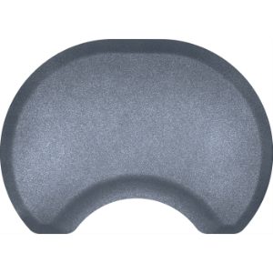 Product image for Smart Step Granite Round 2.5'x3.5' Sapphire Mat